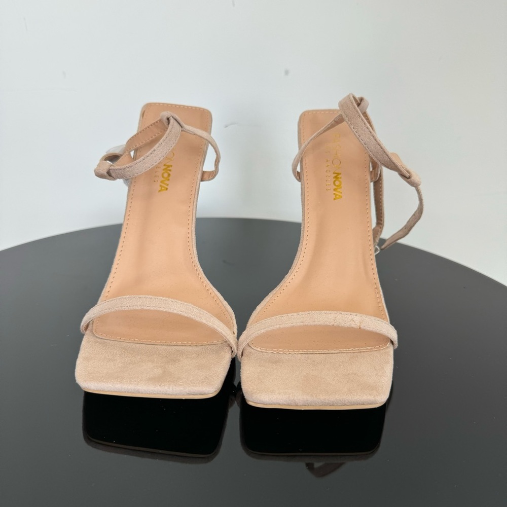 FN | If I Were You Heeled Sandals | Nude | Size 8.5​
